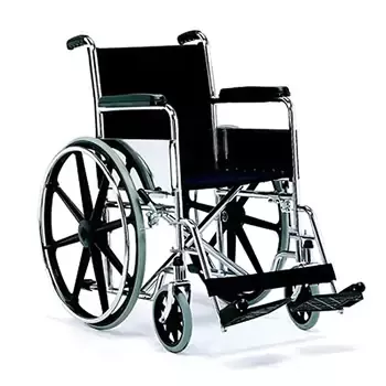 Foldable Steel Frame Standard Wheelchair