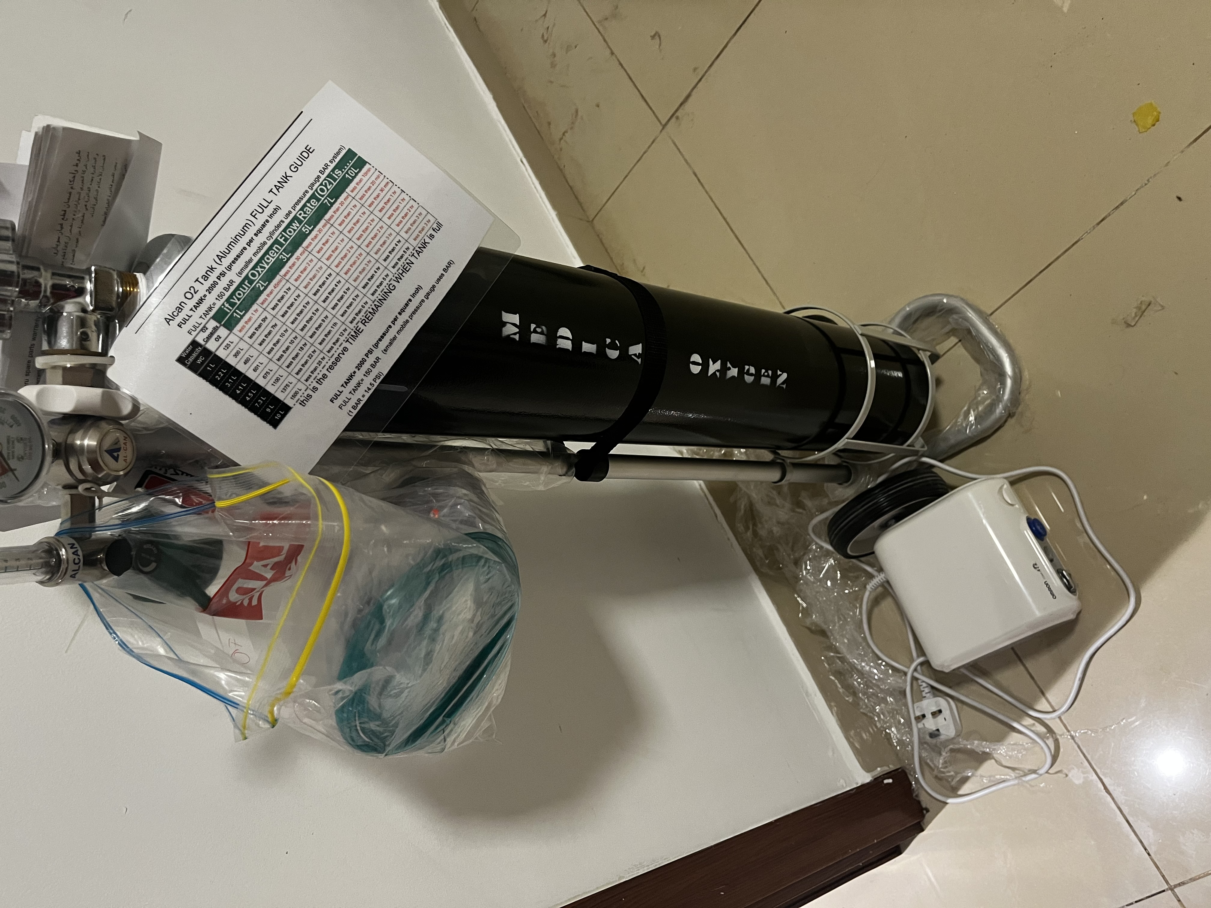 10L brand new oxygen cylinder - Al Can
