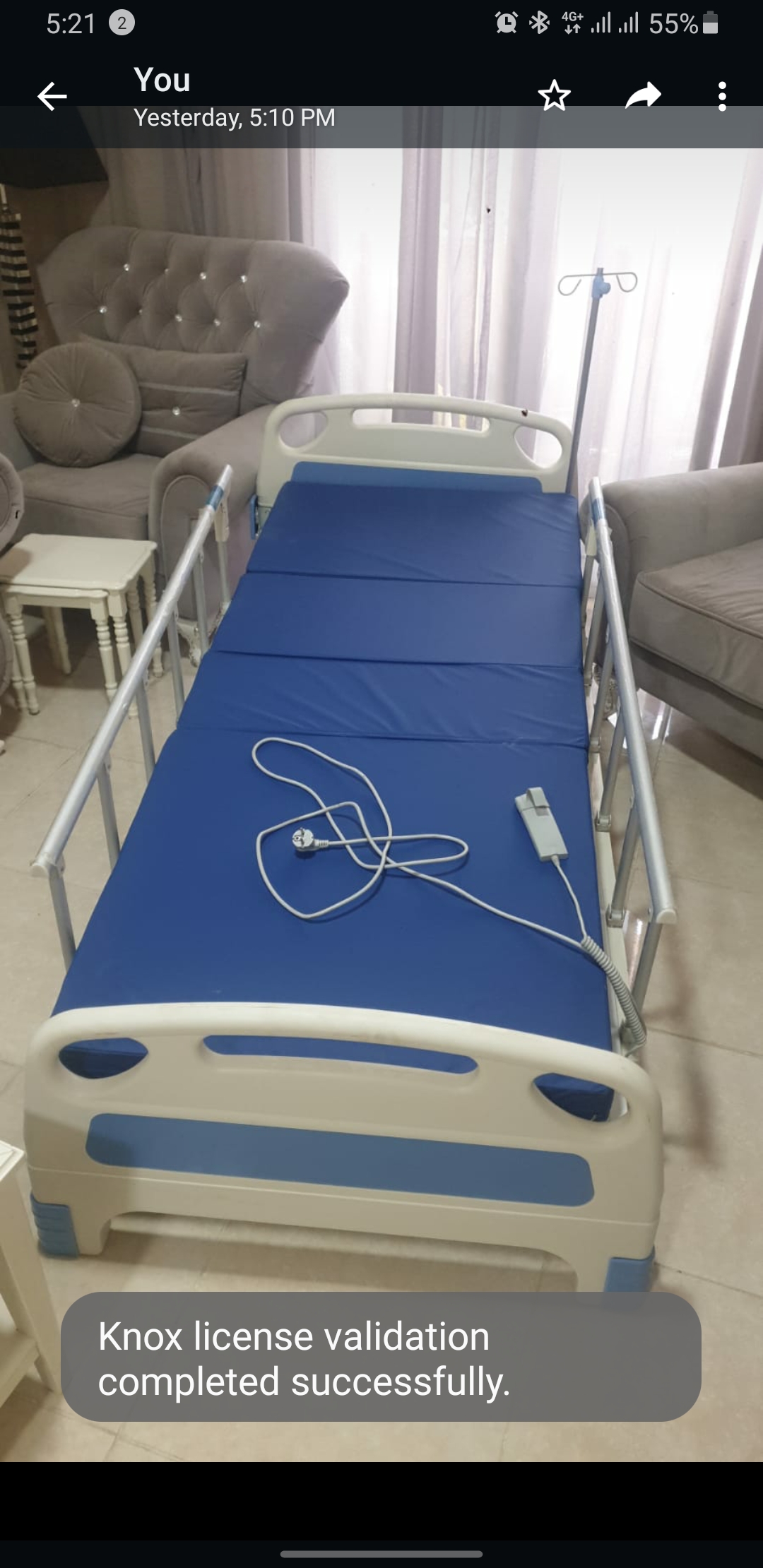 Electronic Medical bed with remote 