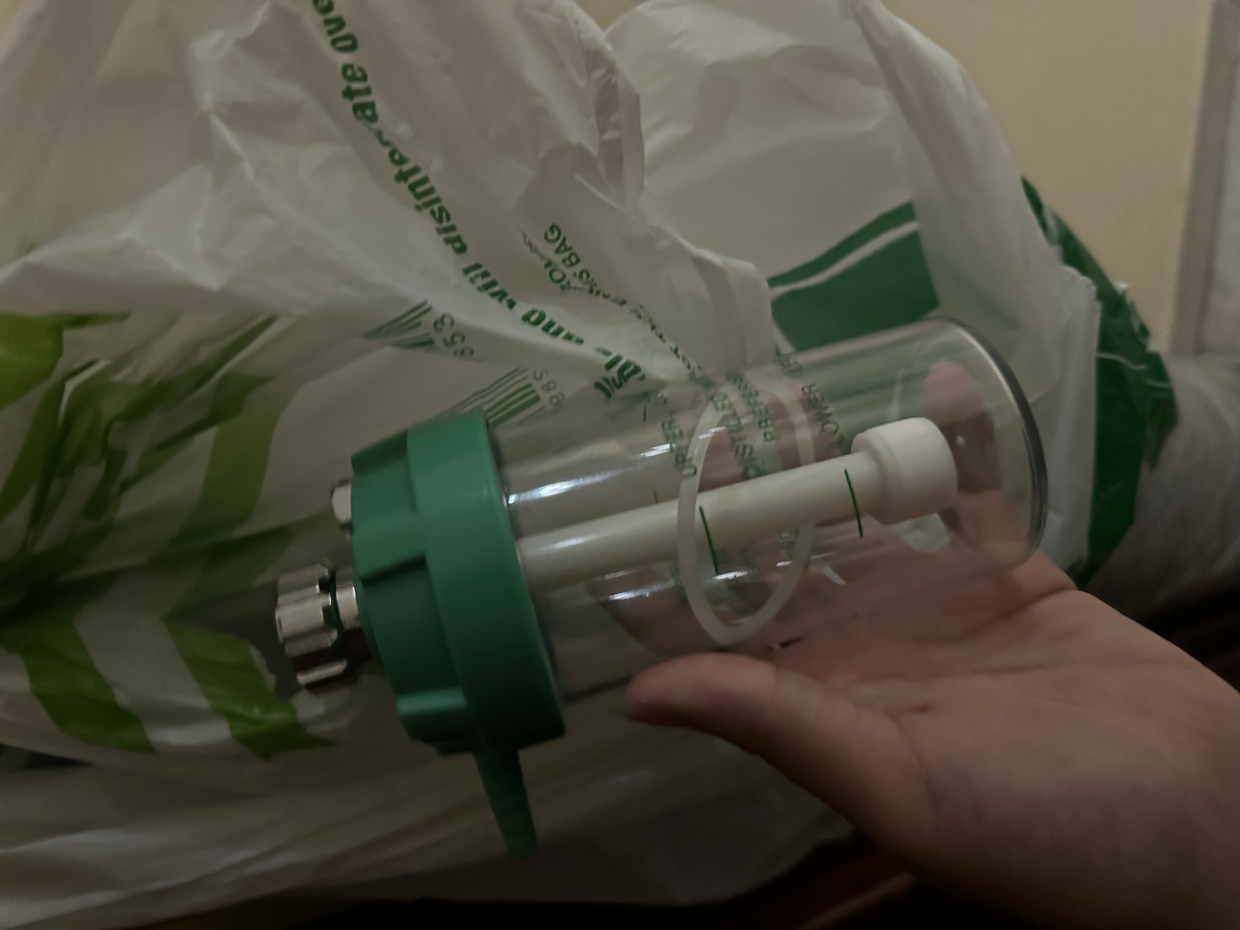 Oxygen Cylinder with attachments included 