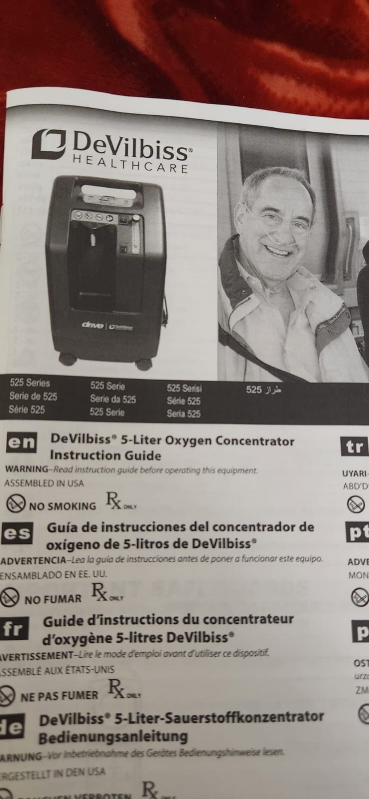 Almost New Oxygen Concentrator - Devilbiss